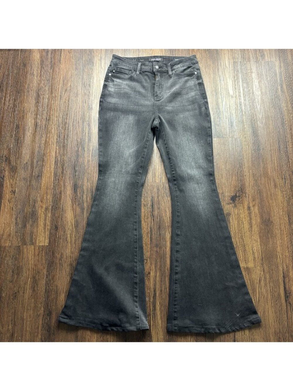 Judy Blue Super Flare Jeans Faded Black Women’s Size 7/28